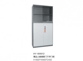 薄邊柜  上玻移門下開門柜BD-BBG-024
